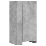 Vidaxx meuble à chaussures 52x37,5x100 cm bois d'ingénierie gris béton