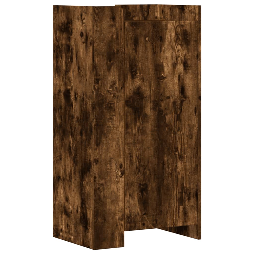 Vidaxx armoire à chaussures 52x37,5x100 cm bois traité, chêne fumé