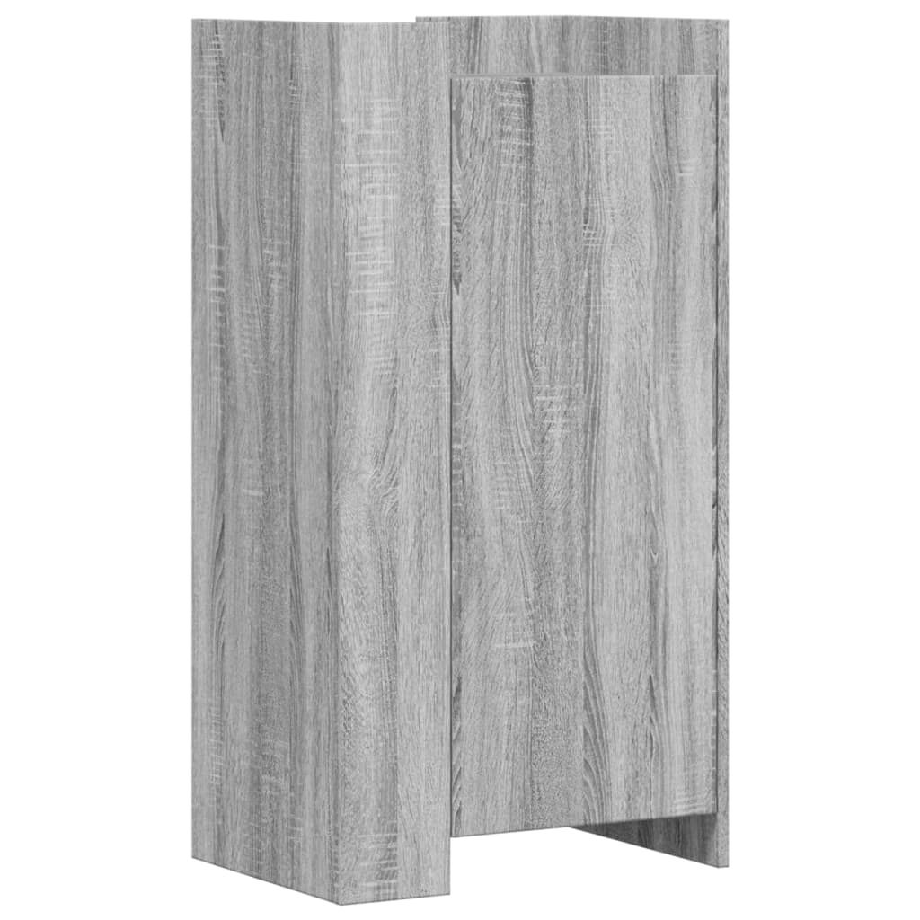 Vidaxx meuble à chaussures 52x37,5x100 cm bois d'ingénierie chêne sonoma gris