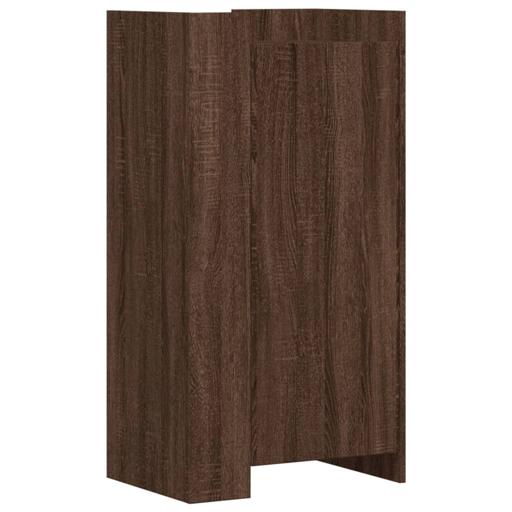Vidaxx armoire à chaussures 52x37,5x100 cm bois fini, chêne brun