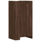 Vidaxx armoire à chaussures 52x37,5x100 cm bois fini, chêne brun