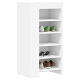 Vidaxx meuble à chaussures 52x37,5x100 cm bois d'ingénierie blanc