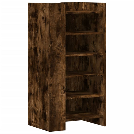 Vidaxx armoire à chaussures 52x37,5x100 cm bois traité, chêne fumé
