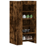 Vidaxx armoire à chaussures 52x37,5x100 cm bois traité, chêne fumé