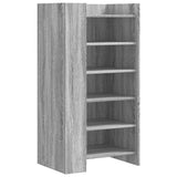 Vidaxx meuble à chaussures 52x37,5x100 cm bois d'ingénierie chêne sonoma gris