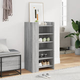 Vidaxx meuble à chaussures 52x37,5x100 cm bois d'ingénierie chêne sonoma gris