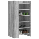 Vidaxx meuble à chaussures 52x37,5x100 cm bois d'ingénierie chêne sonoma gris