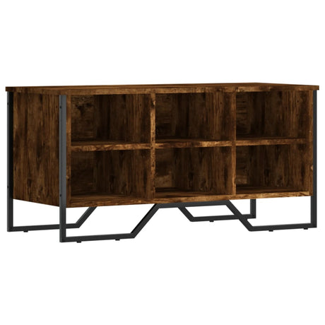 Vidaxx armoire à chaussures 90x38x45,5 cm bois traité, chêne fumé