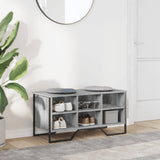 Vidaxx meuble à chaussures 90x38x45,5 cm bois d'ingénierie couleur chêne sonoma gris