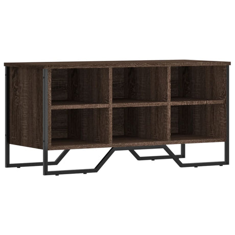 Vidaxx armoire à chaussures 90x38x45,5 cm bois fini, chêne brun