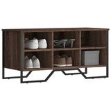 Vidaxx armoire à chaussures 90x38x45,5 cm bois fini, chêne brun