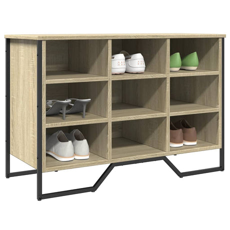 Vidaxx meuble à chaussures 90x38x61,5 cm en dérivé du bois couleur chêne sonoma