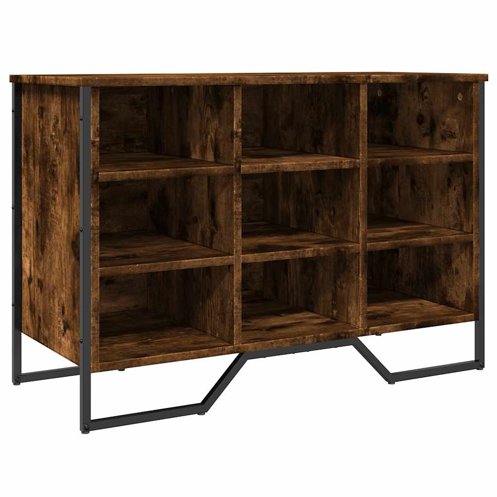 Vidaxx armoire à chaussures 90x38x61,5 cm bois traité, chêne fumé