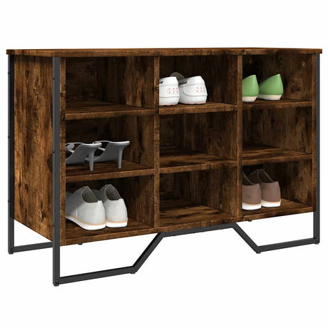 Vidaxx armoire à chaussures 90x38x61,5 cm bois traité, chêne fumé