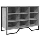 Vidaxx meuble à chaussures 90x38x61,5 cm bois d'ingénierie couleur chêne sonoma gris