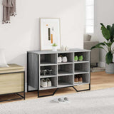 VidaXL Shoe cabinet 90x38x61.5 cm Properted Wood Gray Sonoma Oak color