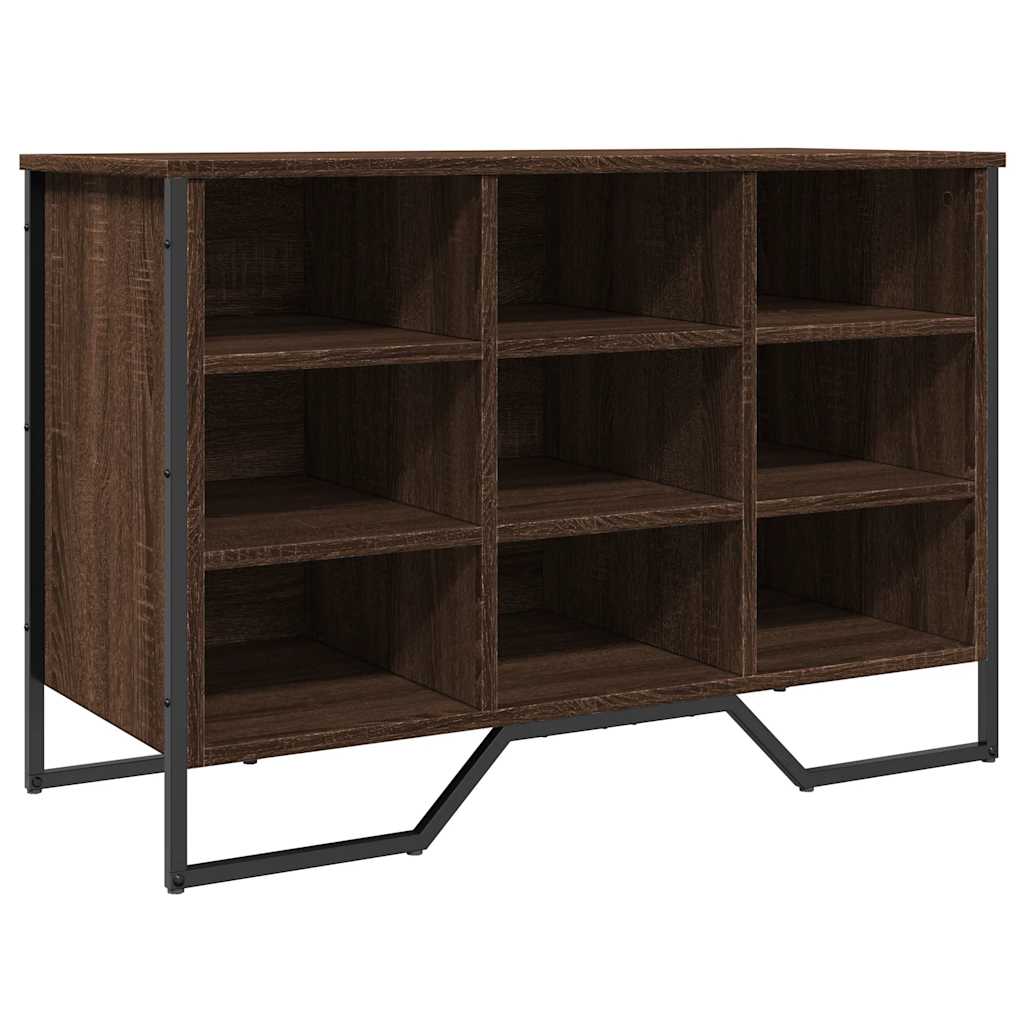 Vidaxx armoire à chaussures 90x38x61,5 cm bois fini, chêne brun
