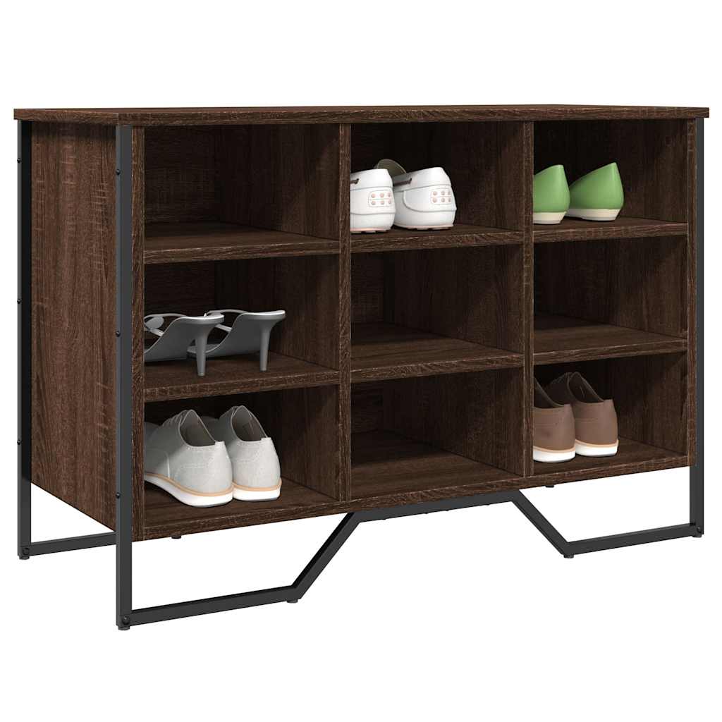 Vidaxx armoire à chaussures 90x38x61,5 cm bois fini, chêne brun