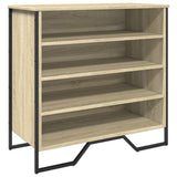 Vidaxl schong Cabinet 80x38x78 cm veraarbechte Holz Sonoma Oakfaarf