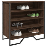 Vidaxx meuble à chaussures 80x38x78 cm bois d'ingénierie chêne brun