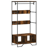 Armoire Vidaxx 90x50x180 cm bois d'ingénierie, chêne fumé
