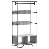 Vidaxx armoire 90x50x180 cm dérivé du bois gris chêne sonoma