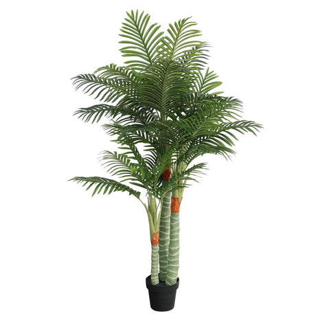 Vidaxl palmier artificiel à 3 troncs 180 cm polypropylène vert