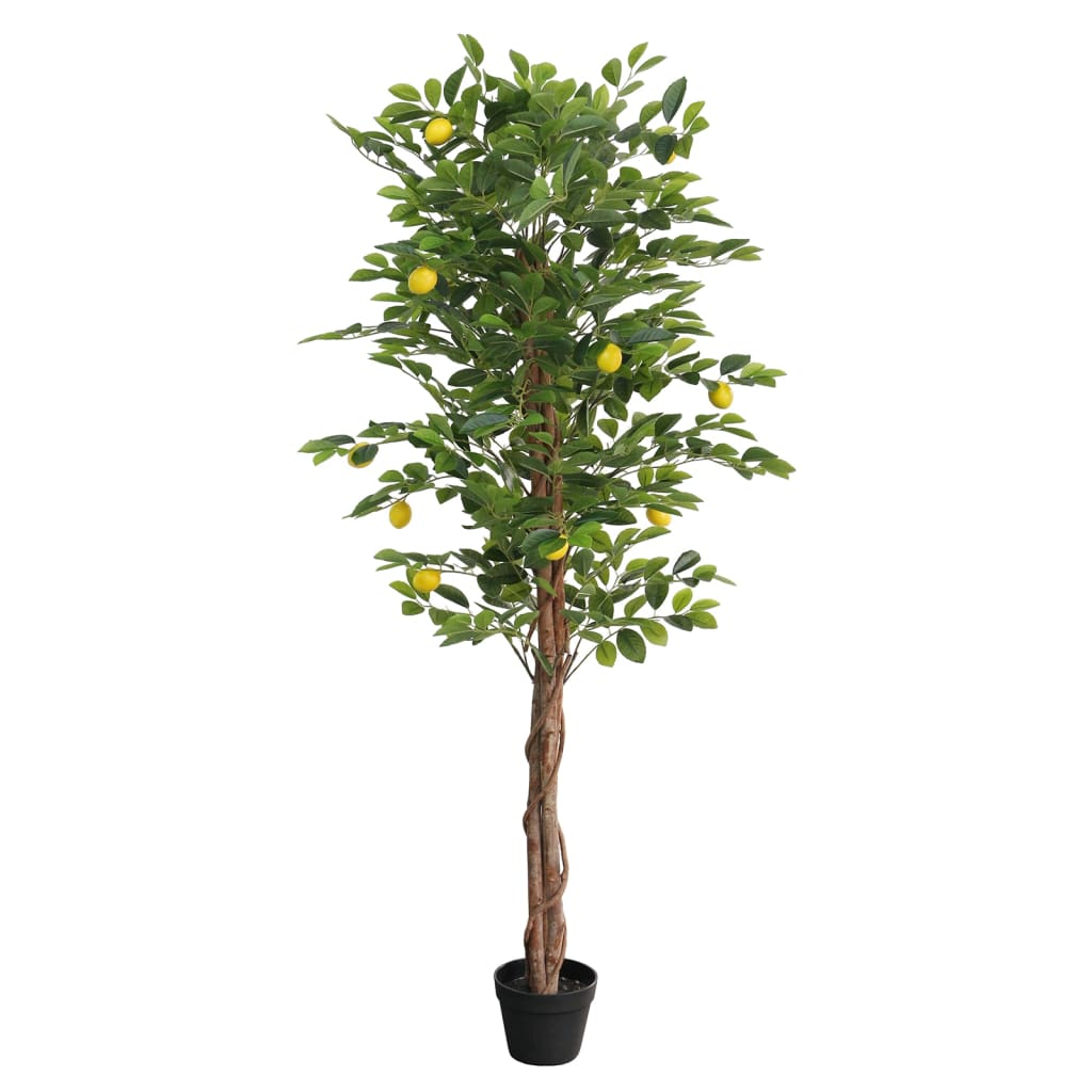 Vidaxx citronnier artificiel à 3 troncs 180 cm polypropylène vert