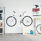 Vidaxx support de réparation de vélo pliable montage mural acier rouge et noir