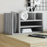 Vidaxx organiseur de bureau 44,5x24x25 cm bois d'ingénierie chêne sonoma gris