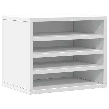 Vidaxx organisateur de bureau 36x26x29,5 cm bois d'ingénierie blanc
