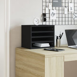 Vidaxx organiseur de bureau 36x26x29,5 cm bois traité noir