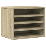 Vidaxxl organiseur de bureau 36x26x29,5 cm en dérivé du bois couleur chêne sonoma