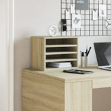 Vidaxxl organiseur de bureau 36x26x29,5 cm en dérivé du bois couleur chêne sonoma