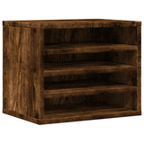 Vidaxx organisateur de bureau 36x26x29,5 cm bois traité, couleur chêne fumé