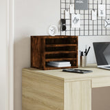 Vidaxx organisateur de bureau 36x26x29,5 cm bois traité, couleur chêne fumé