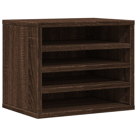 Vidaxx organisateur de bureau 36x26x29,5 cm bois fini chêne brun
