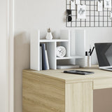 Vidaxx organisateur de bureau 34,5x15,5x35,5 cm bois d'ingénierie blanc