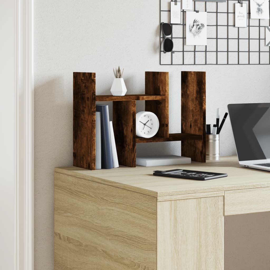 Vidaxx organisateur de bureau 34,5x15,5x35,5 cm bois couleur chêne fumé