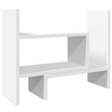 Vidaxx organisateur de bureau 38,5x17x39 cm bois d'ingénierie blanc