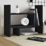 Vidaxx organisateur de bureau 38,5x17x39 cm bois fini noir