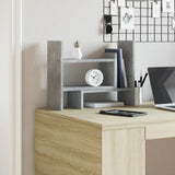 Vidaxx organisateur de bureau 38,5x17x39 cm bois d'ingénierie gris béton