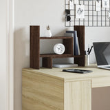 Vidaxx organiseur de bureau 38,5x17x39 cm bois fini couleur chêne marron