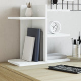 Vidaxl Bureau Organizer 42x21.5x42 cm de madera procesada blanca