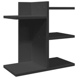 Vidaxx organisateur de bureau 42x21,5x42 cm bois fini noir