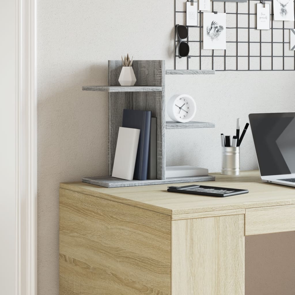Vidaxx organiseur de bureau 42x21,5x42 cm bois d'ingénierie chêne sonoma gris