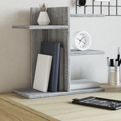Vidaxx organiseur de bureau 42x21,5x42 cm bois d'ingénierie chêne sonoma gris