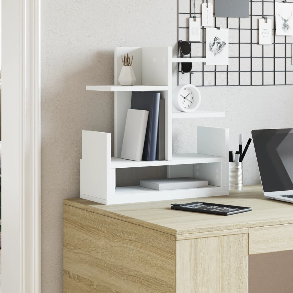 Vidaxx organisateur de bureau 49x20x52,5 cm bois d'ingénierie blanc