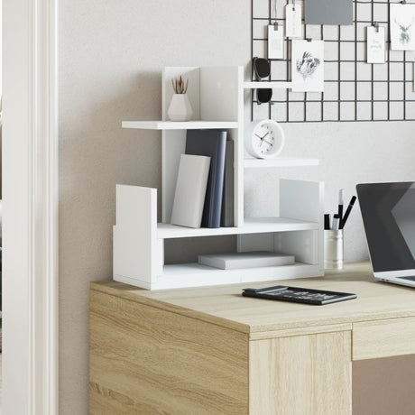 Vidaxx organisateur de bureau 49x20x52,5 cm bois d'ingénierie blanc