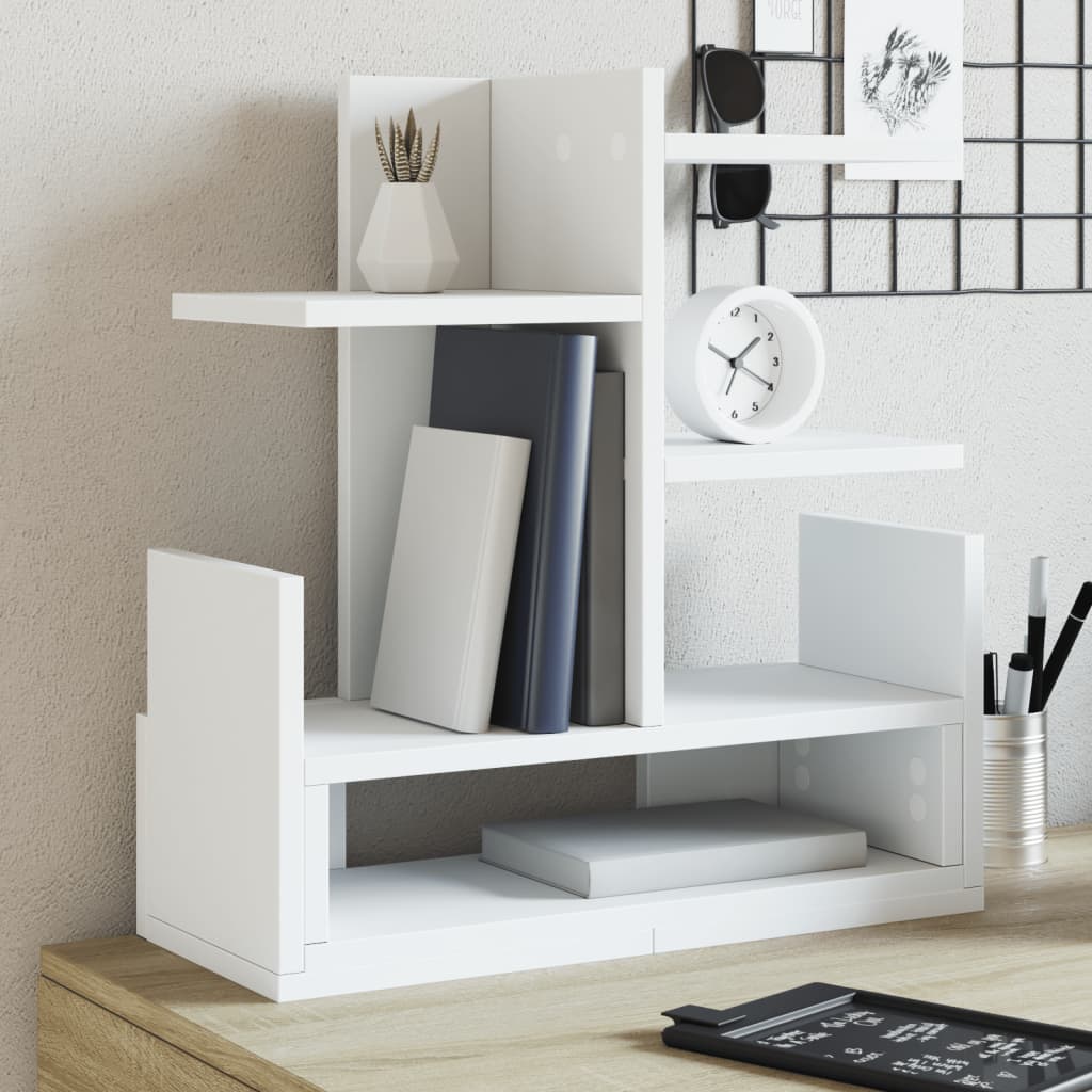 Vidaxx organisateur de bureau 49x20x52,5 cm bois d'ingénierie blanc